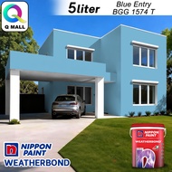 (1565-1597) 5L Nippon Paint Exterior Weatherbond Delightful Greens & Blue Greens