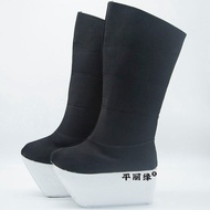 Opera Men's High Boots Peking Opera Thick-Soled Boots Little Students Old Students Ancient Costume P