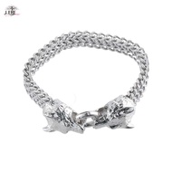 JEREMY1 Men Bracelet Rock Punk Stainless Steel Viking Alloy Cool Guy Fashion Jewelry