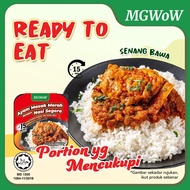 MGWoW Halal Ready To Eat Instant Self-Heating Rice －Nasi Ayam Masak Merah (190g/box)
