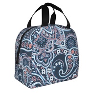 Paisley Lunch Bag Lunch Box Bag Insulated Fashion Tote Bag Lunch Bag for Kids and Adults