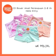 HELLOKITTY Hello Kitty Girls' Boxer Briefs 2-10 Years Old Hello Kitty Kids' Boxer Briefs