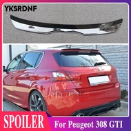 YKSRDNF Rear Roof Lip Spoiler For Peugeot 308 GTI 2015 - 2020 Universal Hatchback 308 Spoiler ABS Pl
