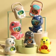 New Product Dinosaur Bubble Machine Suitcase Player Bubble Machine Light Music Outdoor Toys