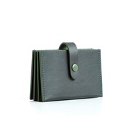 MAKE:D 仙人掌皮革風琴式卡夾 黑色