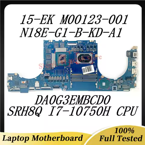 DA0G3EMBCD0 G3EA For HP OMEN 6 por 15-ek Laptop Motherboard With SRH8Q I7-10750H CPU RTX2060 6GB GPU