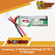 Gaoneng 350mAh 2S 70C XT30 Lipo Battery – FPV Micro 2S High Discharge Drone Battery, Anti-Sag, Origi