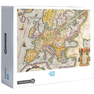 Old Maps Ancient Europe Jigsaw Puzzle 300 500 1000 Pieces Home Decoration Game Gift
