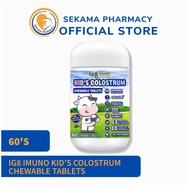 IG8 IMUNO COLOSTRUM CHEWABLE TABLETS 60'S [EXP: 12/2026]