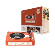 Gadhouse: เครื่องเล่นแผ่นเสียง รุ่น Brad Retro MKII (Bluetooth 5.3) "รับประกัน 2 ปี" - สี Navy Tange