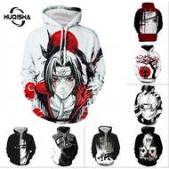 Anime Naruto Uchiha Itachi Sasuke Kakashi 3D Hoodies Men Women Casual Jacket Coat Harajuku Sweatshirts Streetwear