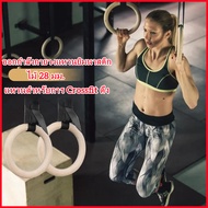 【COD】ยิมนาสติกแหวนโ Wood Gymnastic Rings Olympic Rings 1pair Premium Heavy Duty Cross Training Wood