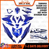 YAMAHA Y15ZR (V2) MOVISTAR COVER SET WITH STICKER HLD YAMAHA Y15ZR (V2) MOVISTAR COVER SET