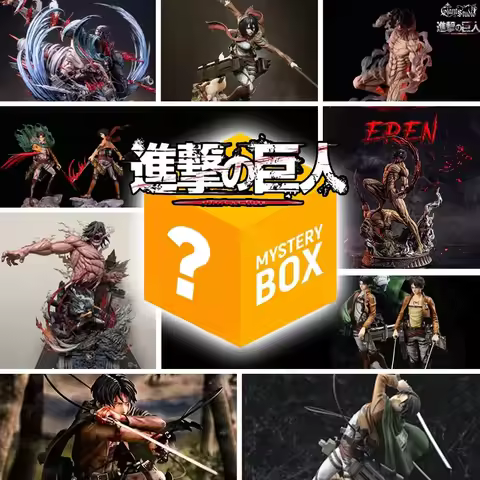 Attack on Titan Blind Box – Random Anime Figures | Eren, Levi, Mikasa, Armin | Collectible Mystery G