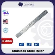 🔥READY STOCK🔥 AIG Stainless Steel Ruler 6"/150mm, 12"/300mm, 24"/600mm