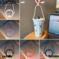 CUCKO 2Pcs Insulated Tumblers, Dia 85 to 100mm Silicone Water Bottle Handle, Keep Drinks Hot Cold Un