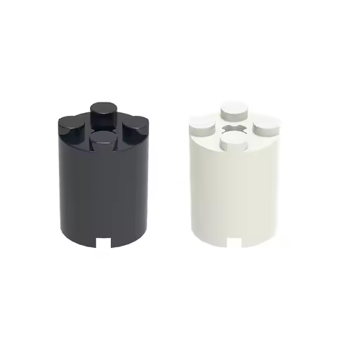 MOC 10PCS 6143W 30361W Special Cylinder Round 2 X 2 With Axle Building Blocks Set Bricks Compatible 