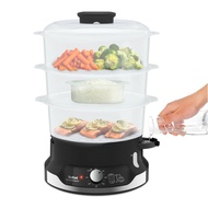 TEFAL 3-Tier Ultra Compact Food Steamer 9L (VC2048)