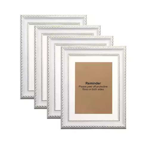 White Color Frames Wedding Photo Frame for Bedroom Home Decoration 4x6 6x8 8x10 Inch Decorative Pict
