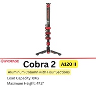 iFootage Cobra 2 A120-II Aluminum Monopod with Low-Profile Tripod