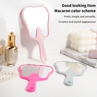 <CHK> Tooth Shaped Mouth Mirror, Unbreakable Plastic Makeup Mirror - Dentist Gift