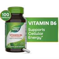 [Vitamin B6] Nature's Way Vitamin B-6 50 mg x 100 Capsules (Capsule)