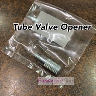 Tube Valve Opener Motorcycle Spanar Buka Sumbu Tiub