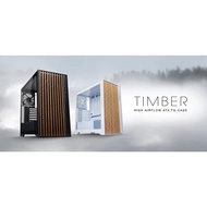 Tecware Timber TG w/ 4 fans - Black | White