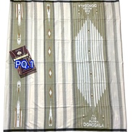 Sarung Donggala Putih Batik & Songket Motif Timbul