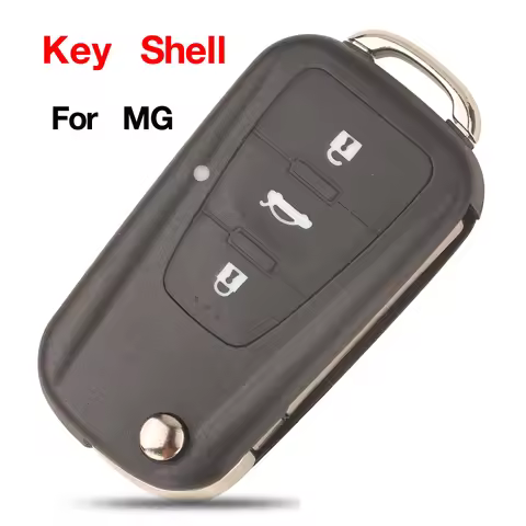 jingyuqin 3 Button Flip Folding Remote Car Key Shell For Roewe MG5 MG7 MG GT GS 350 360 750 W5 Key C