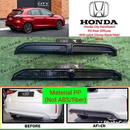 Honda City Gn2 Hatchback RS rear bumper diffuser diffuser lip*PP* good quality