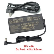 ASUS ViVoBook Pro 14 15 16 OLED 20V 6A dc 4.5mm Laptop Charger Adapter