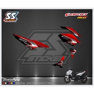 NEW VARIO 160 DS 05 MOTORCYCLE STRIPING STICKER