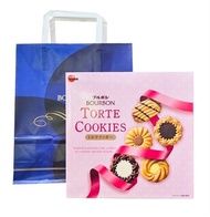 Date 08/26 Bánh Quy Bourbon Butter và Torte Cookies Hộp Thiếc 60 Cái Nhật Bản 296g/310g
