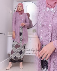 Setelan Kebaya Modern Terbaru Tunik Kutu Baru Full Payet