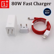 Oneplus 80W EU/US Charger Fast Charge Adapter 6.5A Type C Cable For OnePlus 10 pro 9R 8T