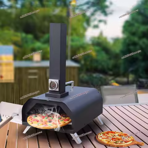 Pizza Oven with Thermometer Folding Portable Pizza Oven Home Commercial Pizza Oven