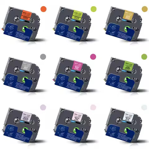 1PK Laminated Tape Compatible Brother 12mm Label Tape Brother TZe Tape tze231 Multy Color Label Stic