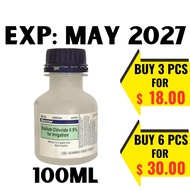 Baxter Sodium Chloride 0.9% 100ml Irrigation Solution Wound Irrigation