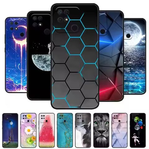 For Xiaomi Redmi 10C Case Black Silicone Protective Soft Back Cover Case For Xiaomi Redmi 10C Case 1