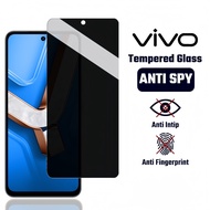 LAYAR Tempered glass anti spy vivo Y29 Y29 4G anti scratch full screen