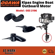 Kipas OGAWA OES2196 Engine Boat Motor Outboard - Propeller / Kipas Enjin Boat (Original Spare Part)