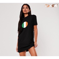 T-shirt Dress CAMOE Ireland Flag Irlandia Flag