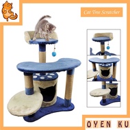 Premium Large Cat Tree Cat Condo Bed Scratcher House Cat Tower Hammock Cat Tree / Cat Scratcher / Cat House M35