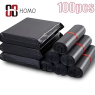 100pcs High Quality Mail Envelope Package Bag Express Bag Black Multi-Mail Shipping Bag