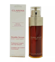 [Authentic] Clarins Double Serum Hydric Lipidic System Complete Age Control Concentrate 50ml