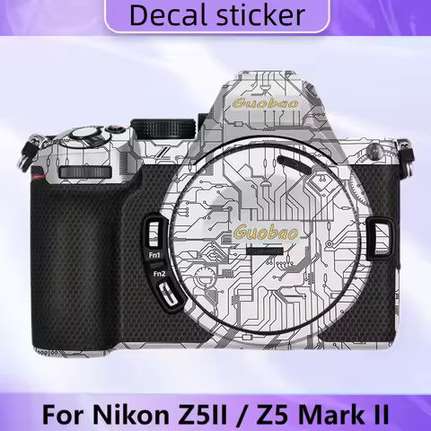 For Nikon Z5II Camera Sticker Z52 Camera Premium Decal Skin for Nikon Z5 Mark II Camera Skin Z5 II W