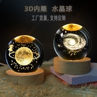 AT&amp;Creative Starry Night Light Luminous Crystal3dNight Light Bedroom Sleep Light Decoration Decoration Activity Company