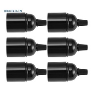 6-Pack Bakelite Lamp Holder E26/ E27 Light Socket Vintage Bulb Socket ES Screw Lampholder for Ceilin