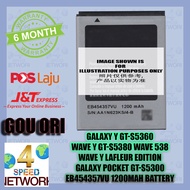 SM Galaxy Y S5360 Wave YPro S5380 B5510 S5368 EB454357VU S5300 Wave538 Pocket 1200mAh Battery Pro 53